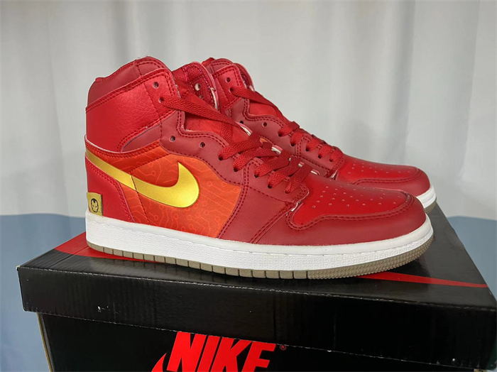 Women's Running Weapon Air Jordan 1 Red Shoes 0427 Women's Running Weapon Air Jordan 1 Red Shoes 0427